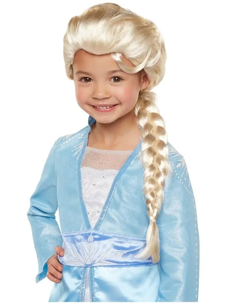 Platin Altın Dore Renk Karlar Ülkesi Elsa Frozen Peruğu Çocuk Boy Platin Altın Dore Renk Karlar Ülkesi Elsa Frozen Peruğu Çocuk Boy