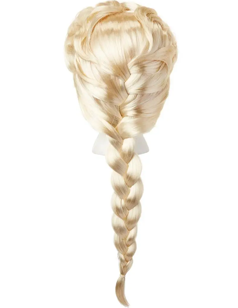 Platin Altın Dore Renk Karlar Ülkesi Elsa Frozen Peruğu Çocuk Boy Platin Altın Dore Renk Karlar Ülkesi Elsa Frozen Peruğu Çocuk Boy