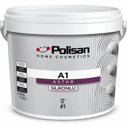 Polisan A1 Silikonlu Dış Cephe Astarı 20 Kg Beyaz