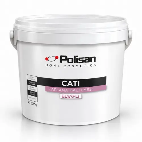 Polisan Çatı Elyaflı Su Yalıtım Malzemesi 20 Kg Ral 5024 Pastel Mavi