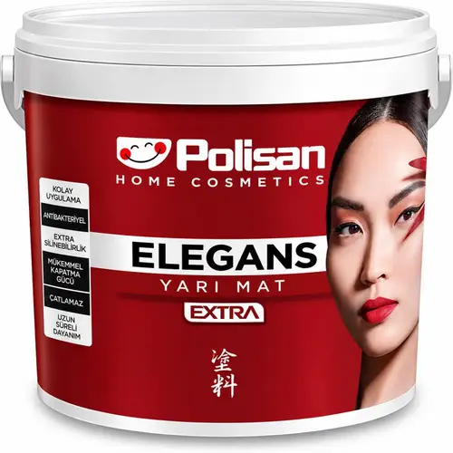 Polisan Elegans Extra Yarı Mat Silikonlu İç Cephe Boyası 2.5 Lt Beyaz