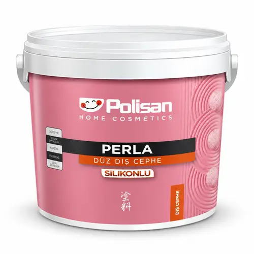 Polisan Perla Silikonlu Dış Cephe Boyası 15 Lt Beyaz