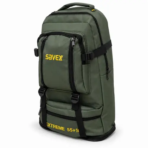Profesyonel Körüklü Sırt Çantası - Savex - 55+10 LT - Haki