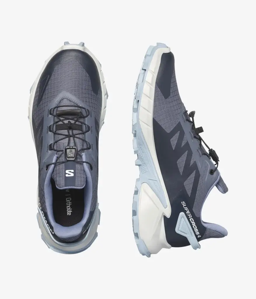 Salomon Supercross 4 Kadın Koşu Ayakkabısı - Grisaille/White/Cashmere Blue Salomon Supercross 4 Kadın Koşu Ayakkabısı - Grisaille/White/Cashmere Blue