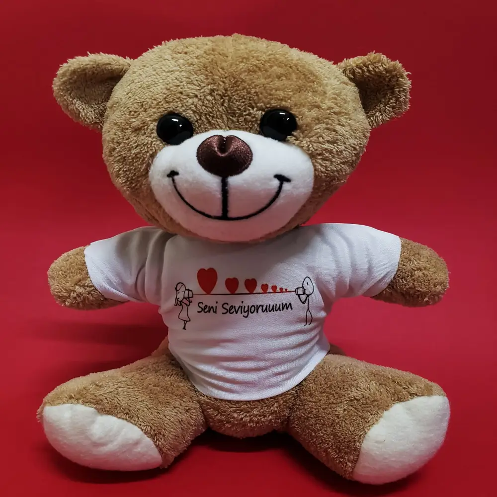 Seni Seviyorum Temalı Peluş Ayıcık Seni Seviyorum Temalı Peluş Ayıcık