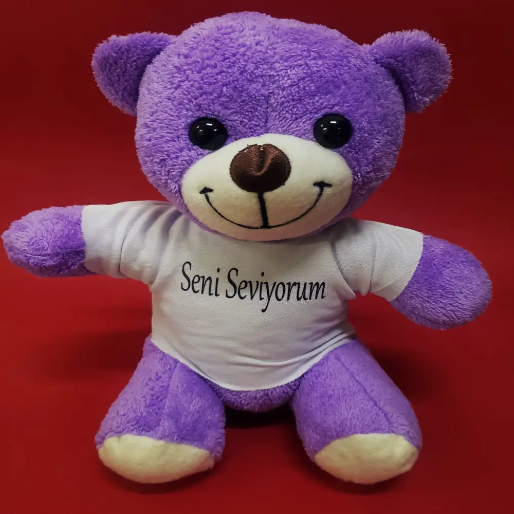 Seni Seviyorum Tişörtlü Peluş Ayı Seni Seviyorum Tişörtlü Peluş Ayı