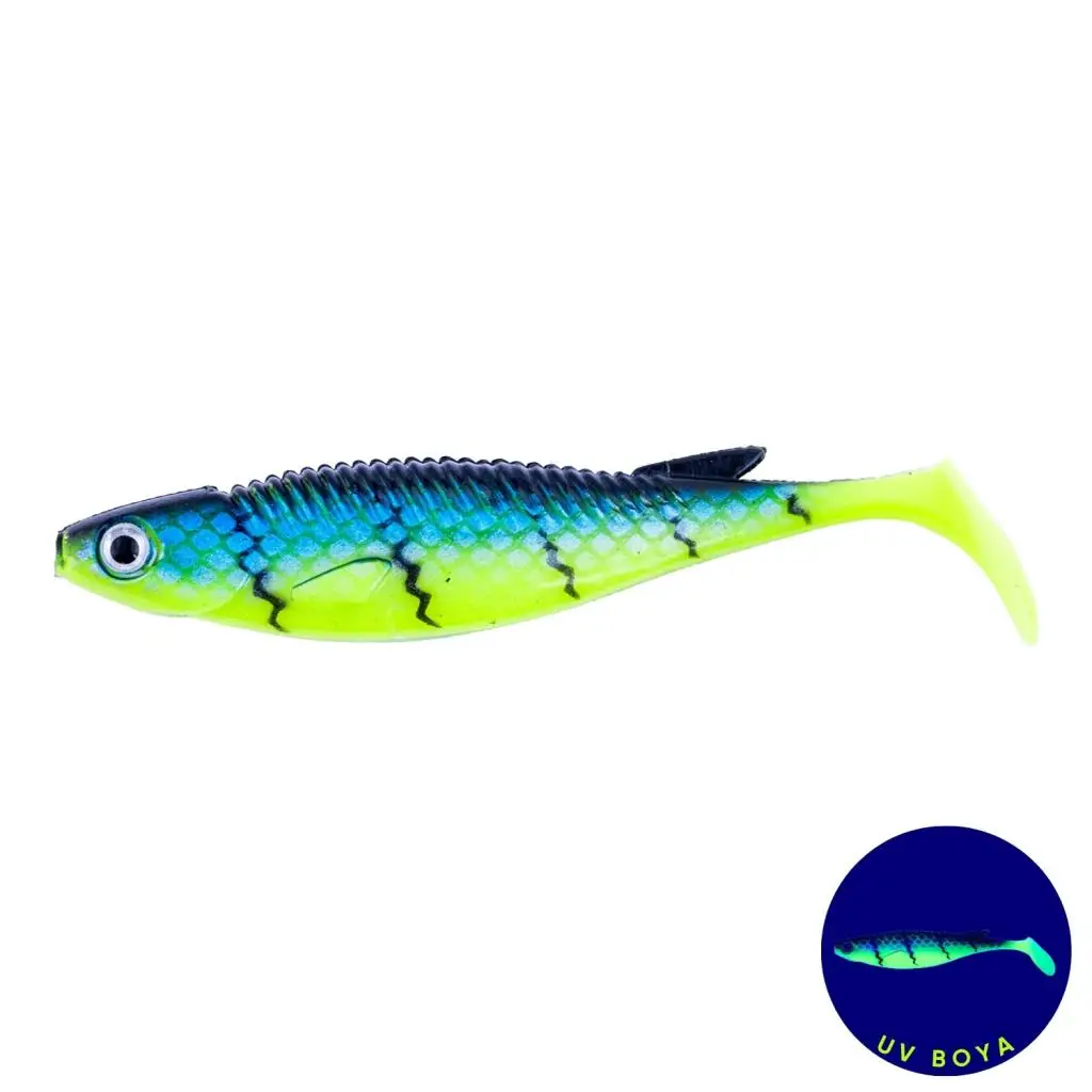 Silikon Sahte Balık - 10g 100mm - Fishack PredatorX - UV Boyalı - Radar Silikon Sahte Balık - 10g 100mm - Fishack PredatorX - UV Boyalı - Radar