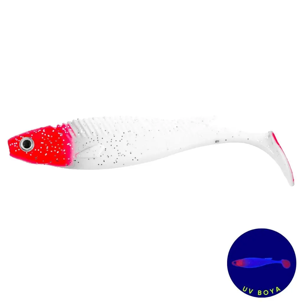 Silikon Sahte Balık - 10g 100mm - Fishack PredatorX - UV Boyalı - Redhead Silikon Sahte Balık - 10g 100mm - Fishack PredatorX - UV Boyalı - Redhead