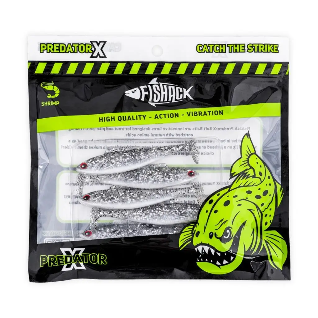 Silikon Sahte Balık - 4,5g 85mm - Fishack PredatorX - Shimmer Silikon Sahte Balık - 4,5g 85mm - Fishack PredatorX - Shimmer