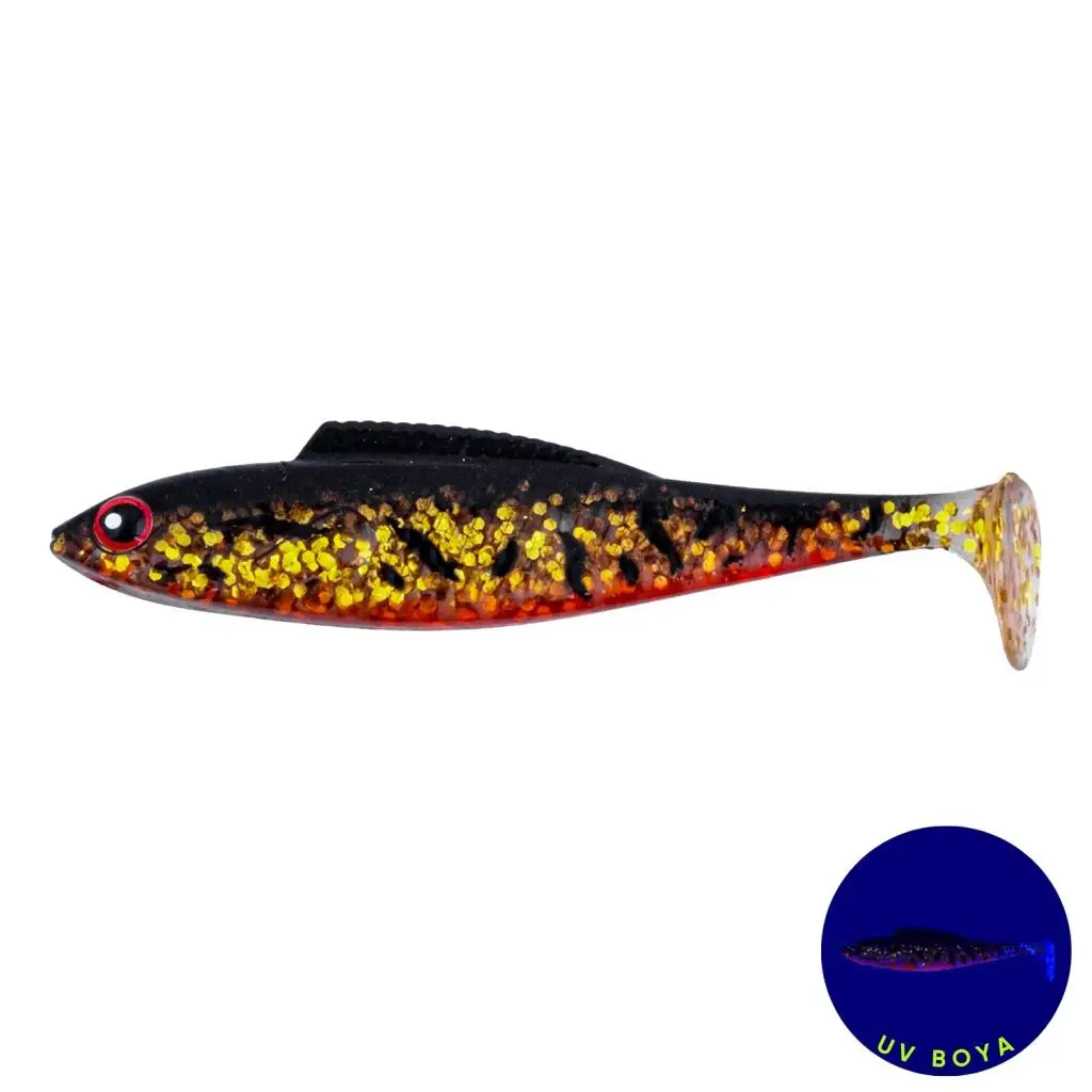 Silikon Sahte Balık - 4,5g 85mm - Fishack PredatorX - UV Boyalı - Copper Silikon Sahte Balık - 4,5g 85mm - Fishack PredatorX - UV Boyalı - Copper