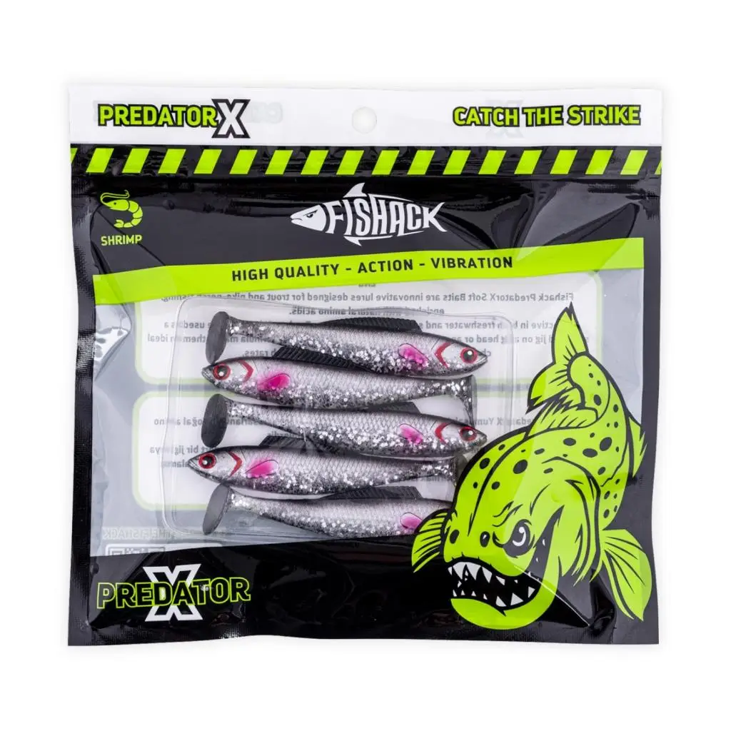 Silikon Sahte Balık - 4,5g 85mm - Fishack PredatorX - UV Boyalı - Ghosty Silikon Sahte Balık - 4,5g 85mm - Fishack PredatorX - UV Boyalı - Ghosty