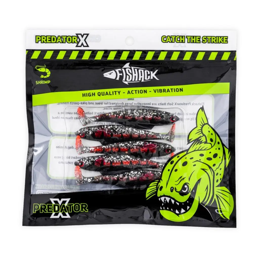 Silikon Sahte Balık - 4,5g 85mm - Fishack PredatorX - UV Boyalı - Spark Silikon Sahte Balık - 4,5g 85mm - Fishack PredatorX - UV Boyalı - Spark