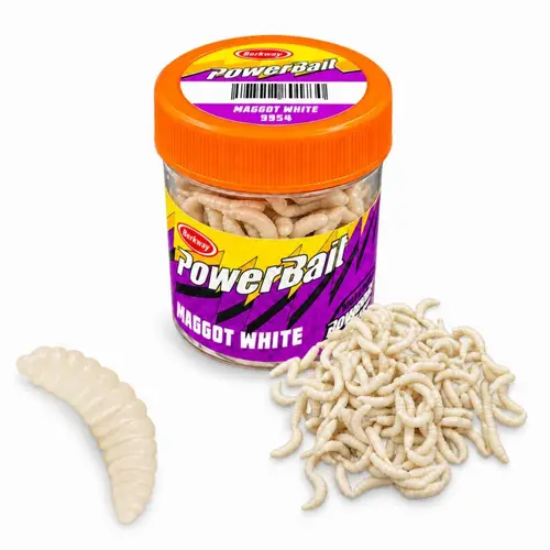 Silikon Yem - Kokulu - LRF ve Aji Yemi - Maggot - Beyaz - Power Bait (9954)