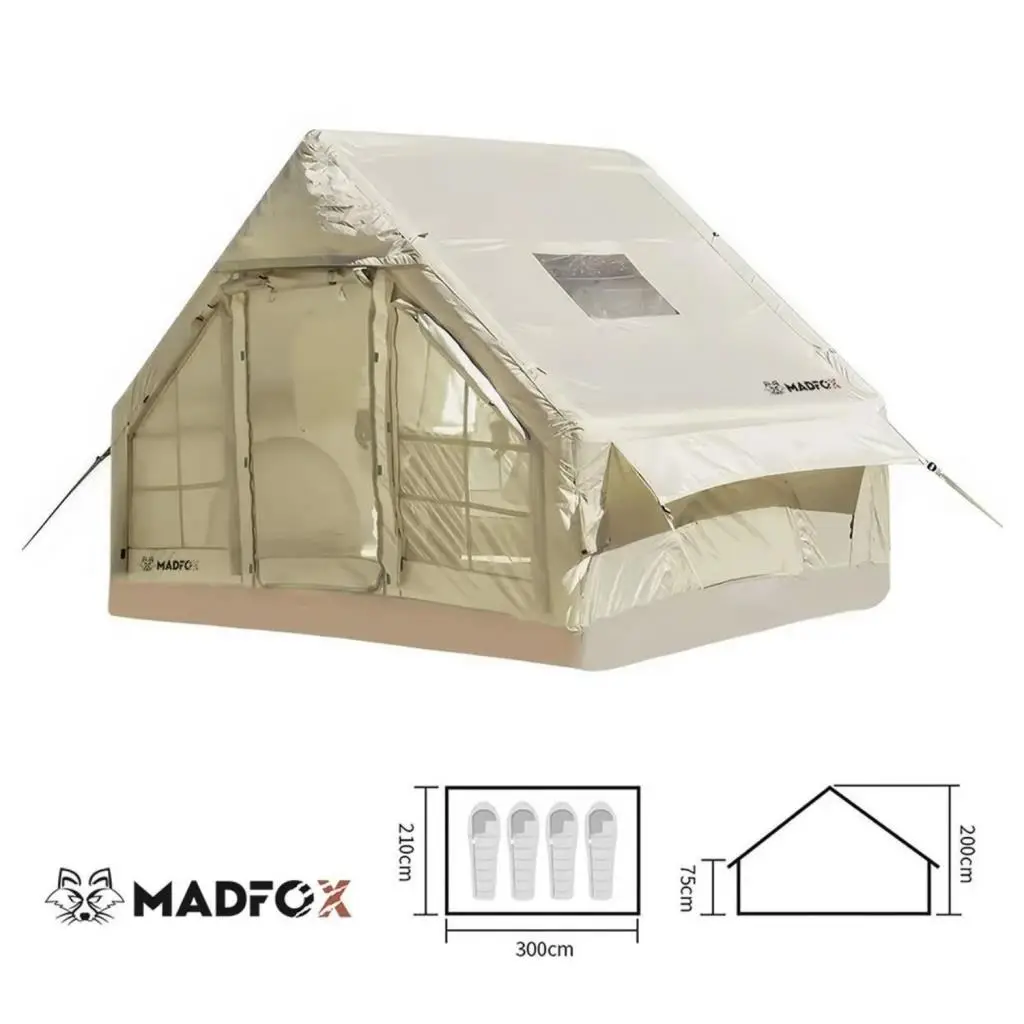 Şişme Çadır - Baca Çıkışlı - Madfox - Bigless Glamping Cotton Inflatable Şişme Çadır - Baca Çıkışlı - Madfox - Bigless Glamping Cotton Inflatable