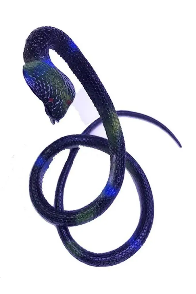 Siyah Renk Gerçekçi Kobra Model Silikon Yumuşak Yılan 80 cm Siyah Renk Gerçekçi Kobra Model Silikon Yumuşak Yılan 80 cm