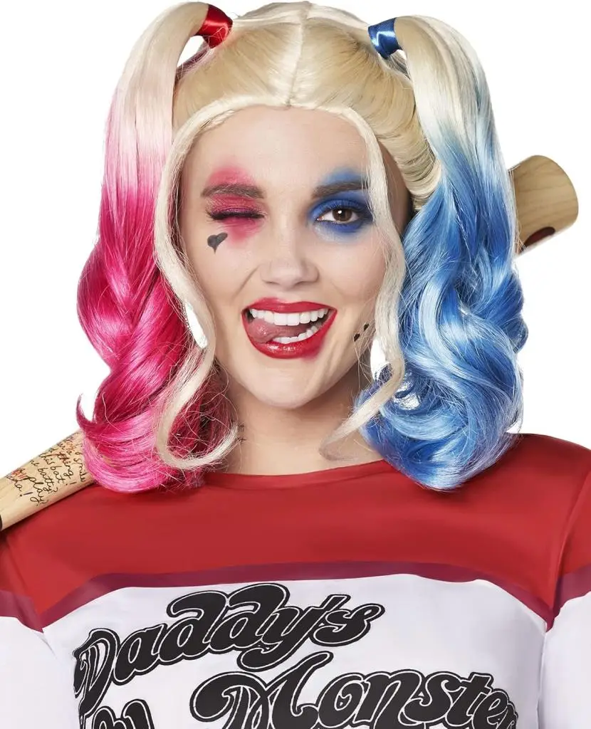 Suicide Squad Harley Quinn Kostüm Peruk Suicide Squad Harley Quinn Kostüm Peruk