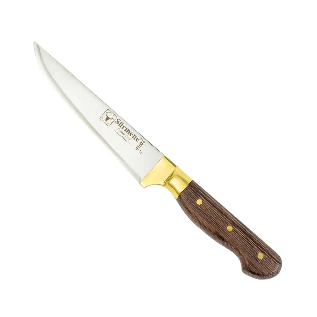 Sürmene Cumhur Çelik 61003 Mutfak Bıçağı No:3, 14,5 cm, Venge Sap Sürmene Cumhur Çelik 61003 Mutfak Bıçağı No:3, 14,5 cm, Venge Sap
