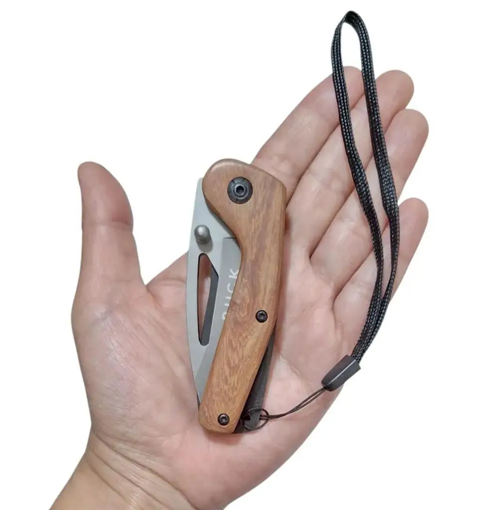 Taktik Çakı Küçük Paslanmaz Çelik Ahşap Sap 15 Cm Taktik Çakı Küçük Paslanmaz Çelik Ahşap Sap 15 Cm