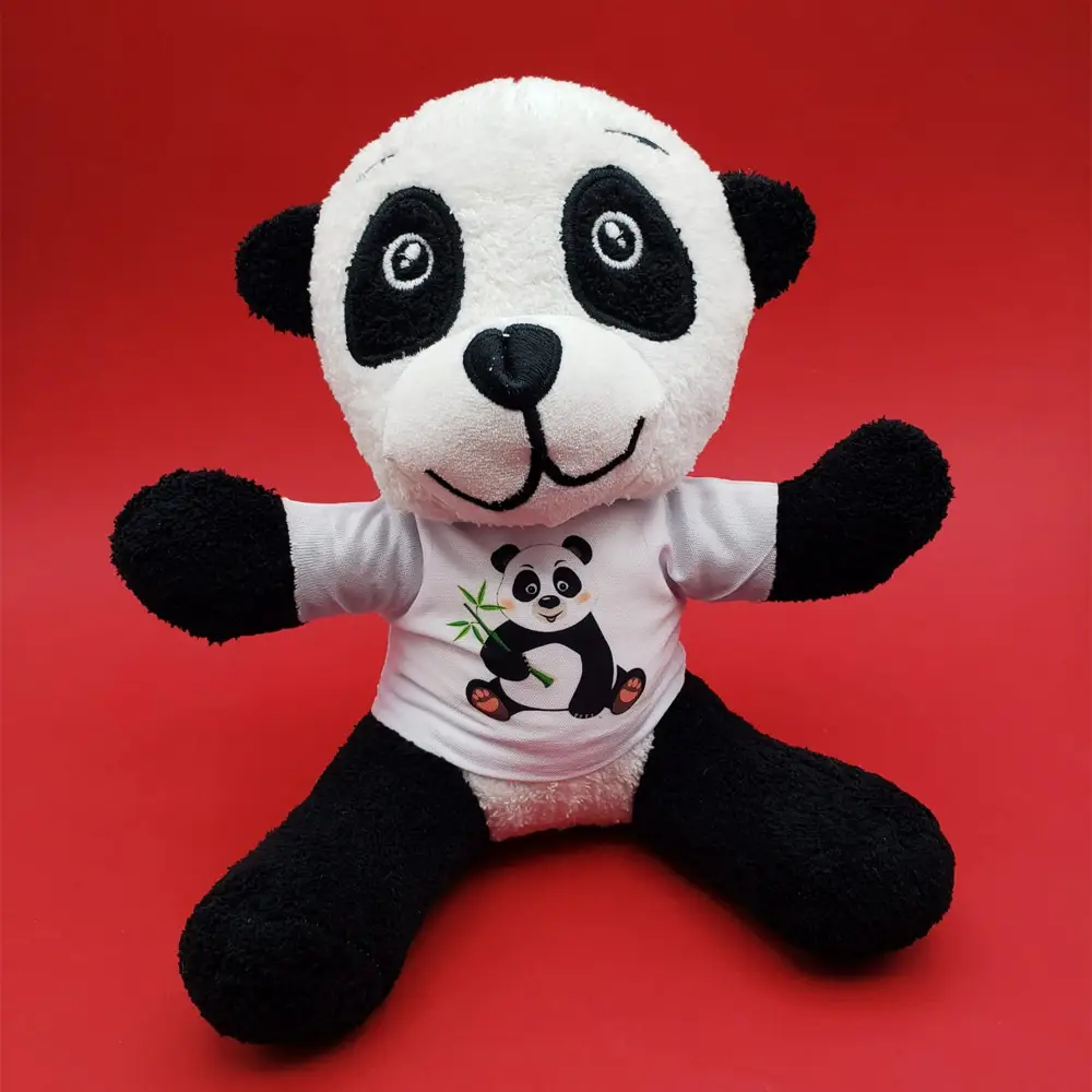 Tişörtlü Panda Oyuncak Tişörtlü Panda Oyuncak
