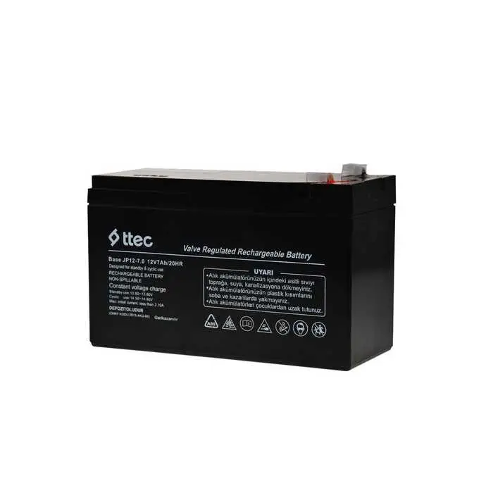Ttec Base 12V 7AH Bakımsız Kuru Akü Ttec Base 12V 7AH Bakımsız Kuru Akü