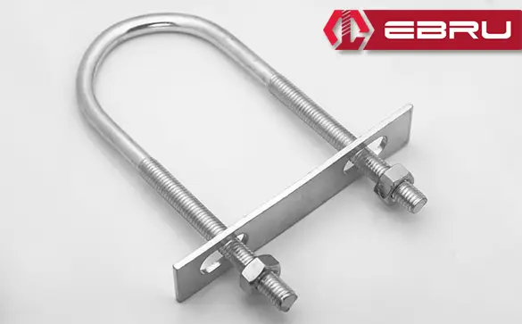 U Civata, Karşılık Demiri + Somunlu - M8x50 - 20 Set U Civata, Karşılık Demiri + Somunlu - M8x50 - 20 Set
