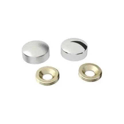 Vida Kapama Kapağı 30 mm, Krom - 2 Adet Vida Kapama Kapağı 30 mm, Krom - 2 Adet