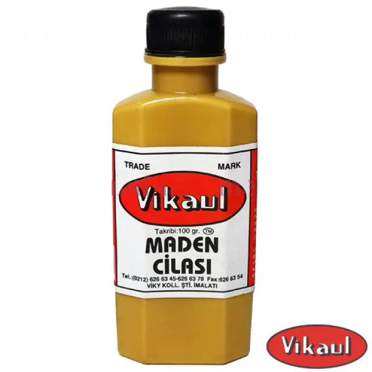 Vikaul Metal Parlatıcı - Maden Cilası, Kavil 100 gr - 12 Adet Vikaul Metal Parlatıcı - Maden Cilası, Kavil 100 gr - 12 Adet