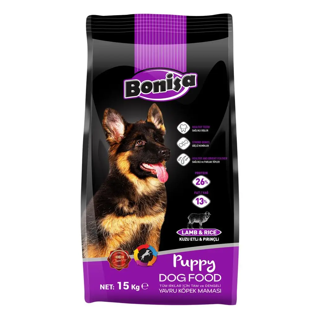 Yavru Köpek Maması - Bonisa - Kuzu Etli/Prinçli - 15 Kg Yavru Köpek Maması - Bonisa - Kuzu Etli/Prinçli - 15 Kg