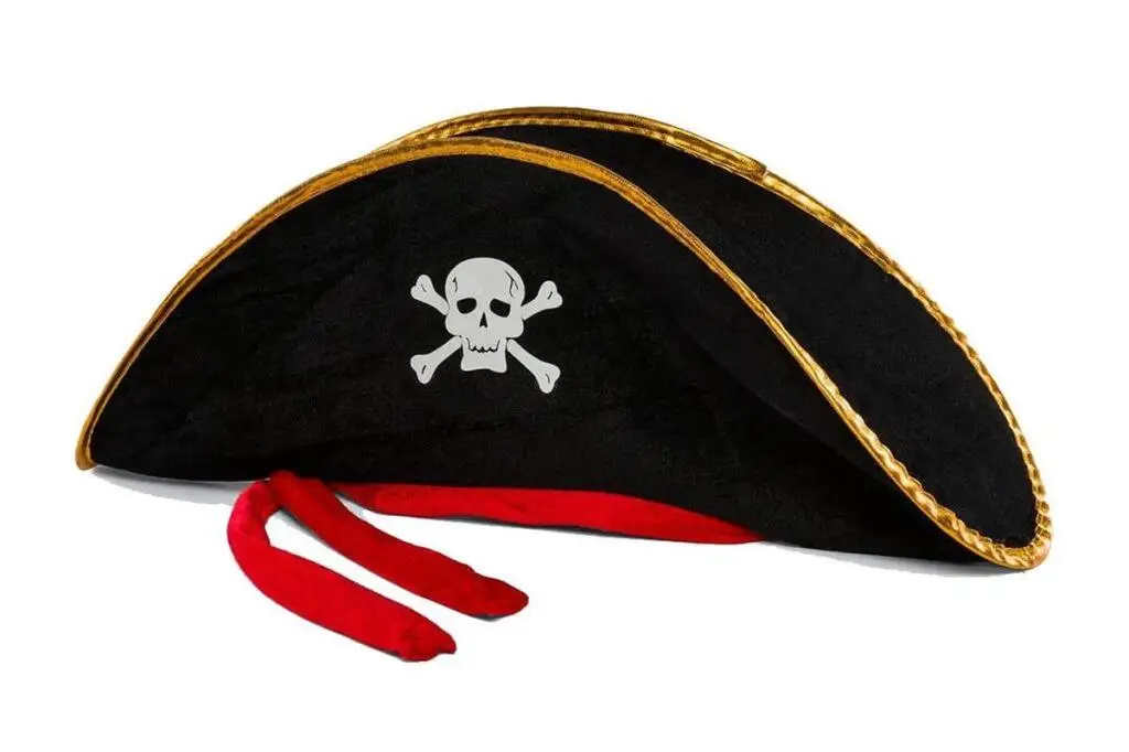 Yetişkin Boy Kadife Jack Sparrow Denizci Korsan Şapkası 50X20 CM Yetişkin Boy Kadife Jack Sparrow Denizci Korsan Şapkası 50X20 CM