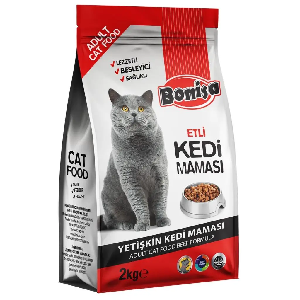 Yetişkin Kedi Maması - Bonisa - Etli - 2 Kg Yetişkin Kedi Maması - Bonisa - Etli - 2 Kg