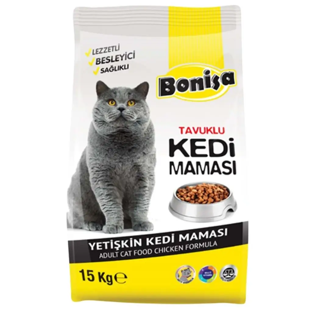 Yetişkin Kedi Maması - Bonisa - Tavuklu - 15 Kg Yetişkin Kedi Maması - Bonisa - Tavuklu - 15 Kg