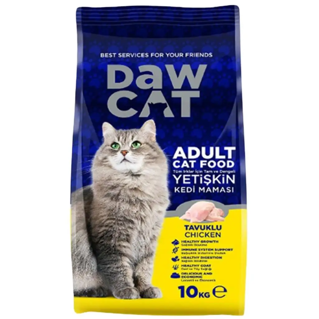 Yetişkin Kedi Maması - Dawcat - Tavuklu - 10 Kg Yetişkin Kedi Maması - Dawcat - Tavuklu - 10 Kg