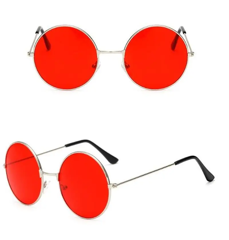 Yuvarlak Cam John Lennon Tarzı Gümüş Çerçeveli Kırmızı Gözlük Yuvarlak Cam John Lennon Tarzı Gümüş Çerçeveli Kırmızı Gözlük
