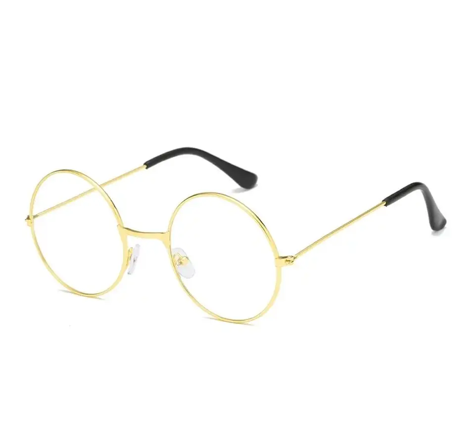 Yuvarlak Cam John Lennon Tarzı Hippi İmaj Gold Çerçeveli Şeffaf Gözlük Yuvarlak Cam John Lennon Tarzı Hippi İmaj Gold Çerçeveli Şeffaf Gözlük