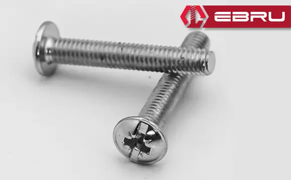 Yuvarlak Yıldız Başlı RYSB Kulp Vidası, Civata M4x12 - 50 Adet Yuvarlak Yıldız Başlı RYSB Kulp Vidası, Civata M4x12 - 50 Adet