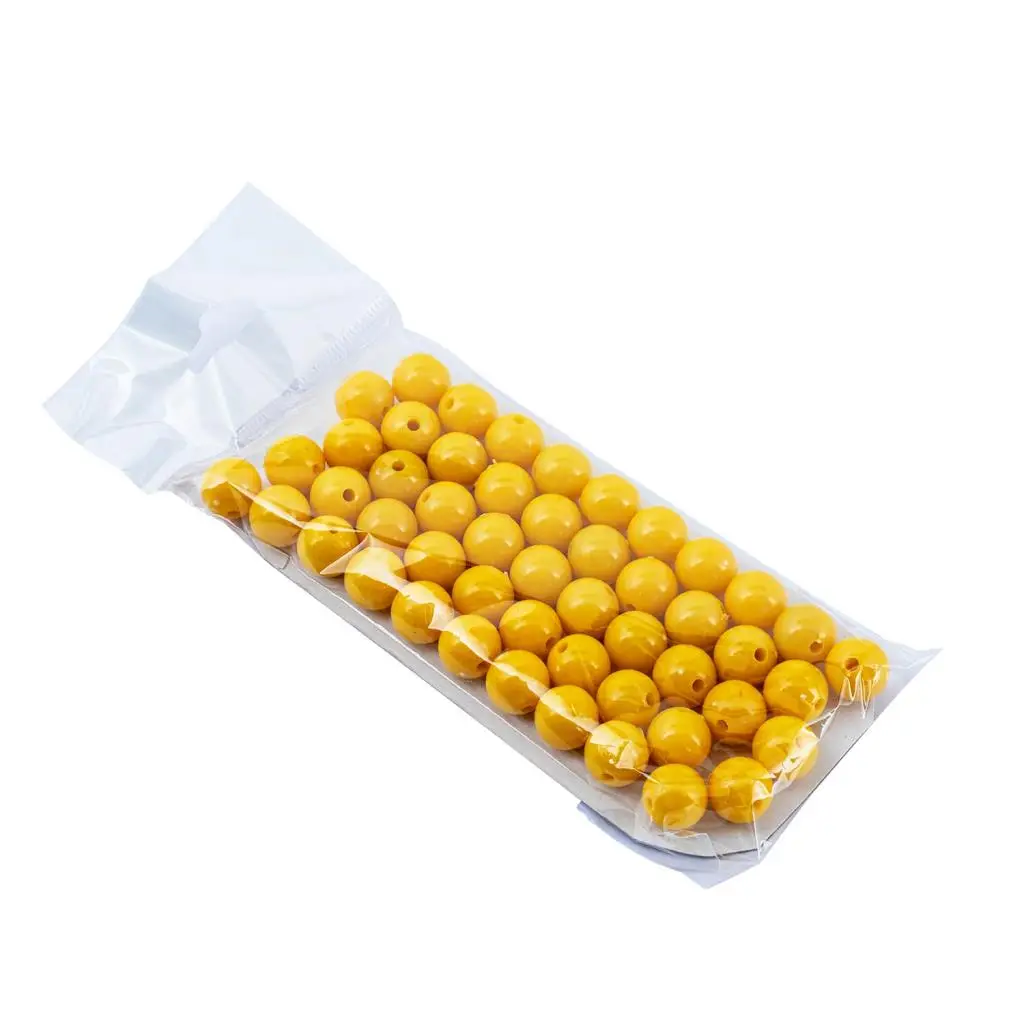 Yüzen Sazan Boncuğu - 14 MM - 50`li - Sarı Yüzen Sazan Boncuğu - 14 MM - 50`li - Sarı