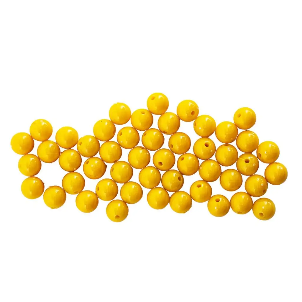 Yüzen Sazan Boncuğu - 14 MM - 50`li - Sarı Yüzen Sazan Boncuğu - 14 MM - 50`li - Sarı